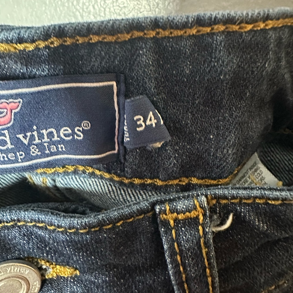 Vineyard Vines Men’s Relaxed in Classic Blue Dark Wash Stretch Size 33” - Picture 6 of 9
